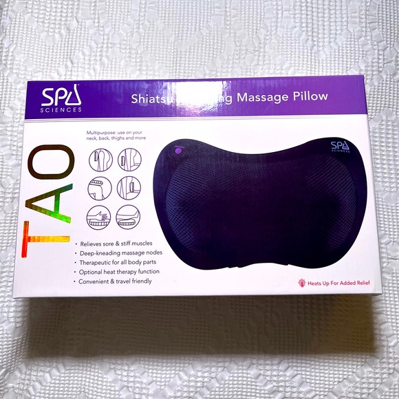 Shiatsu Back and Neck Massager with Heat Electric Massage Pillow - Picture 5 of 5